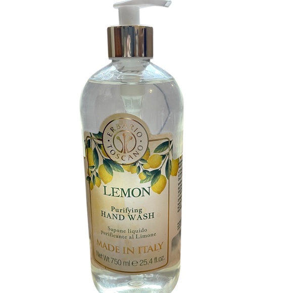 Erbario Toscano Lemon Purifying Hand Wash | 25.4 oz | Made in Italy | Refreshing - Picture 1 of 1